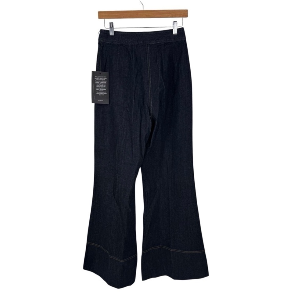 Tuckernuck x India Hicks Palladian Wide Leg Jeans 4 NWT High Rise Dark Wash - Picture 8 of 14